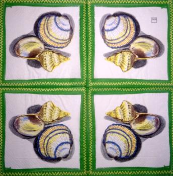 077 Muscheln - 3-lagig - Home Fashion